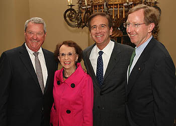 Bill Greehey, Edith McAllister, Michael Salem, MD, and Pat Frost