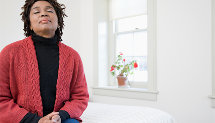 woman relaxing