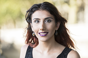 Young woman smiling