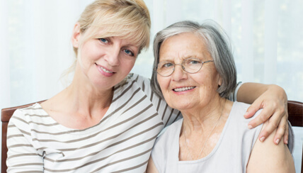 mother and daughter